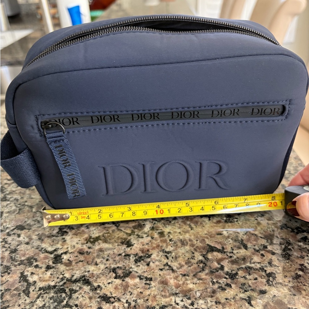 Dior Men's Midnight Blue Toiletry Bag - Picture 6 of 9
